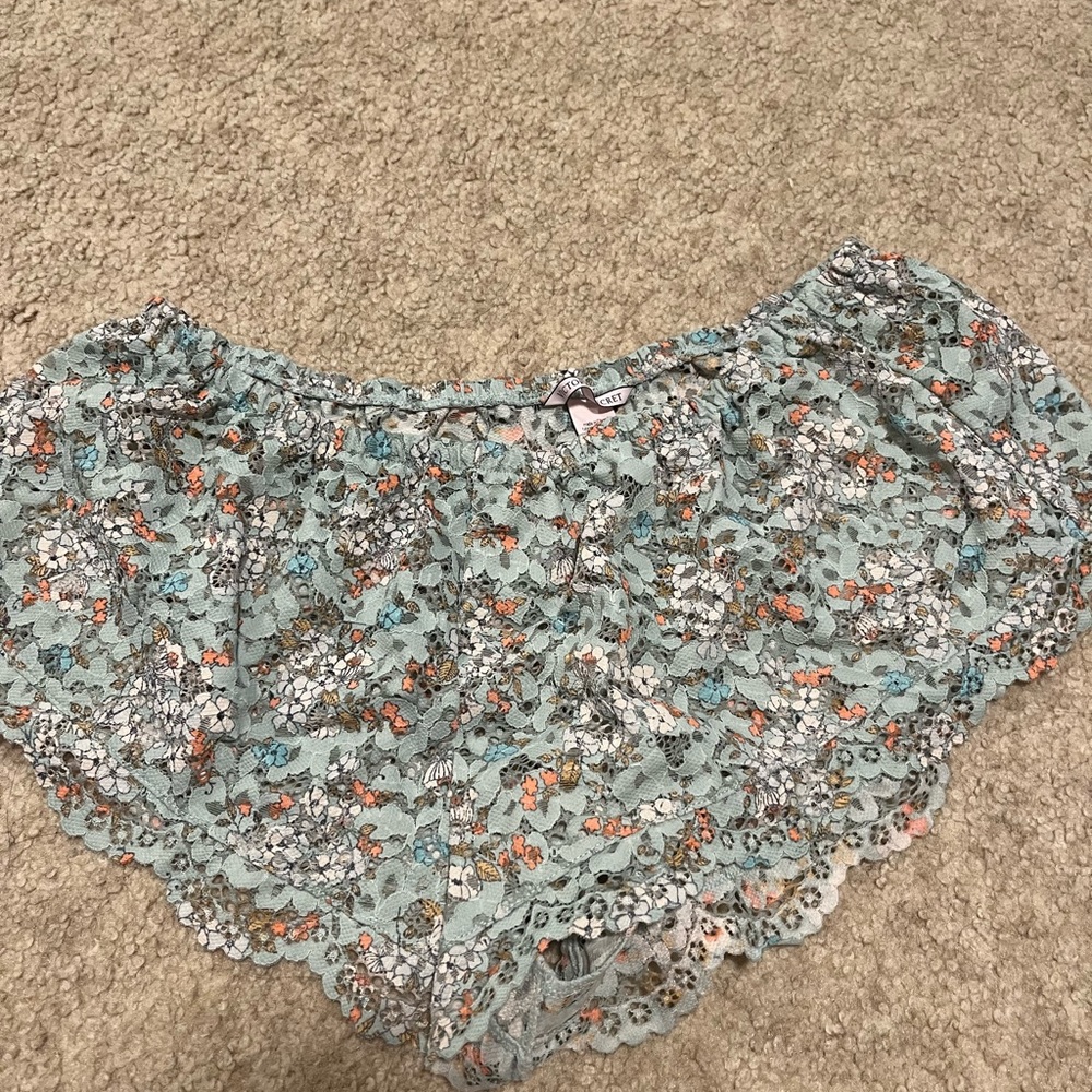 Victoria Secret Floral Lace Women's Sleep Shorts